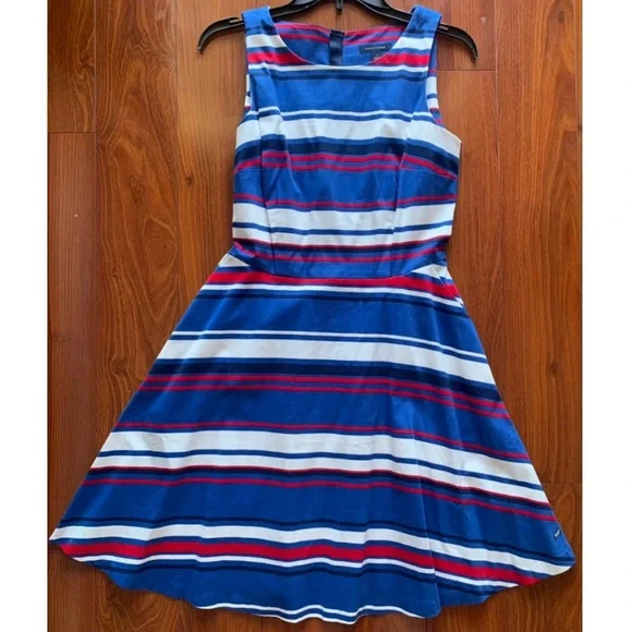 Tommy Hilfiger | Dresses | Tommy Hilfiger Striped Aline Dress | Poshmark